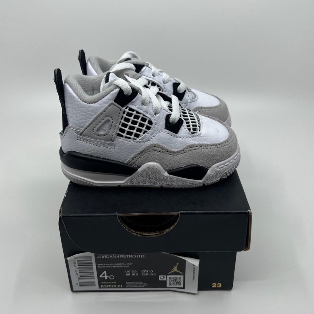 Jordan 4 military black 4c baby/toddler